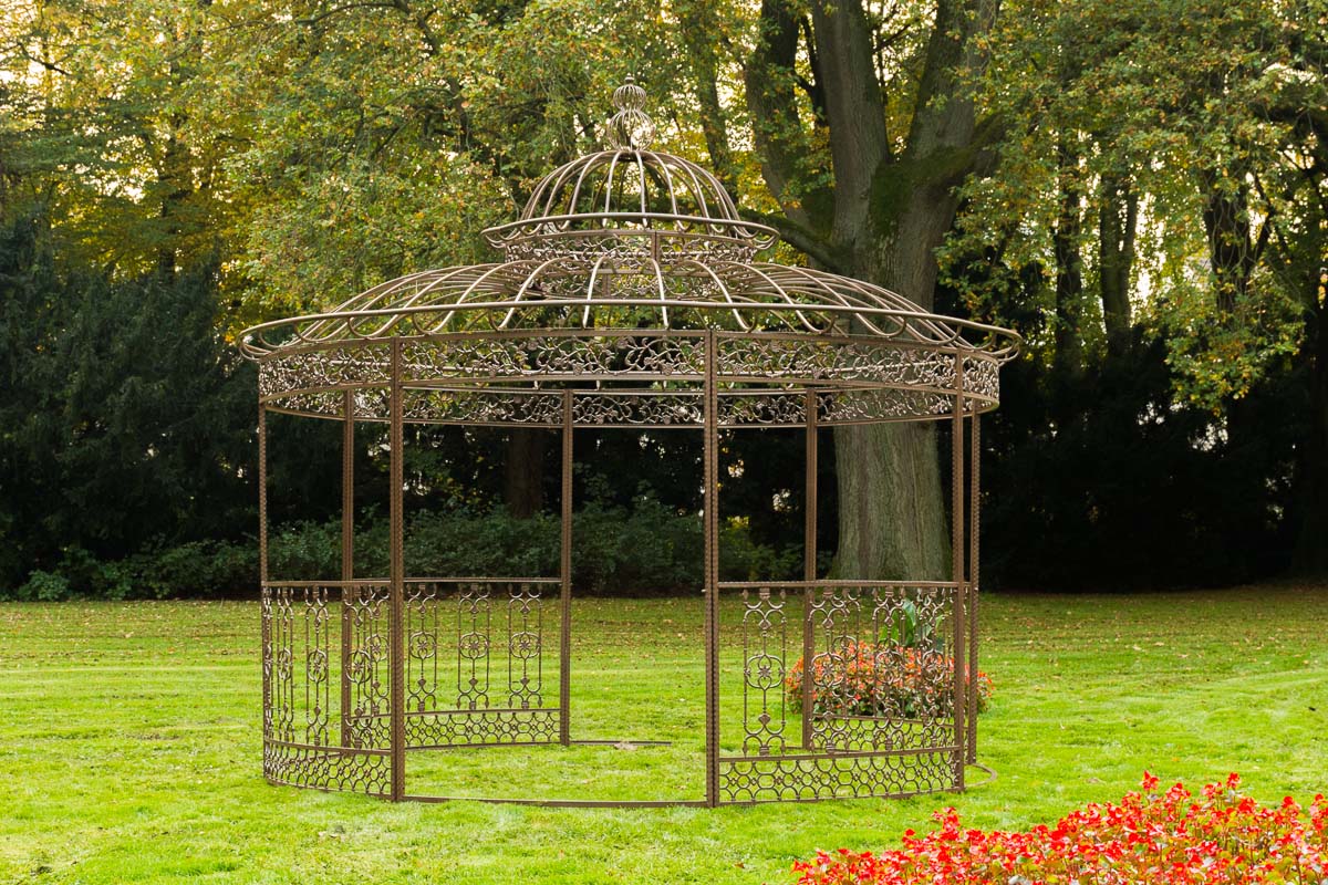 Luxus Pavillon Romantik V2 rund 350 cm Hauptbild