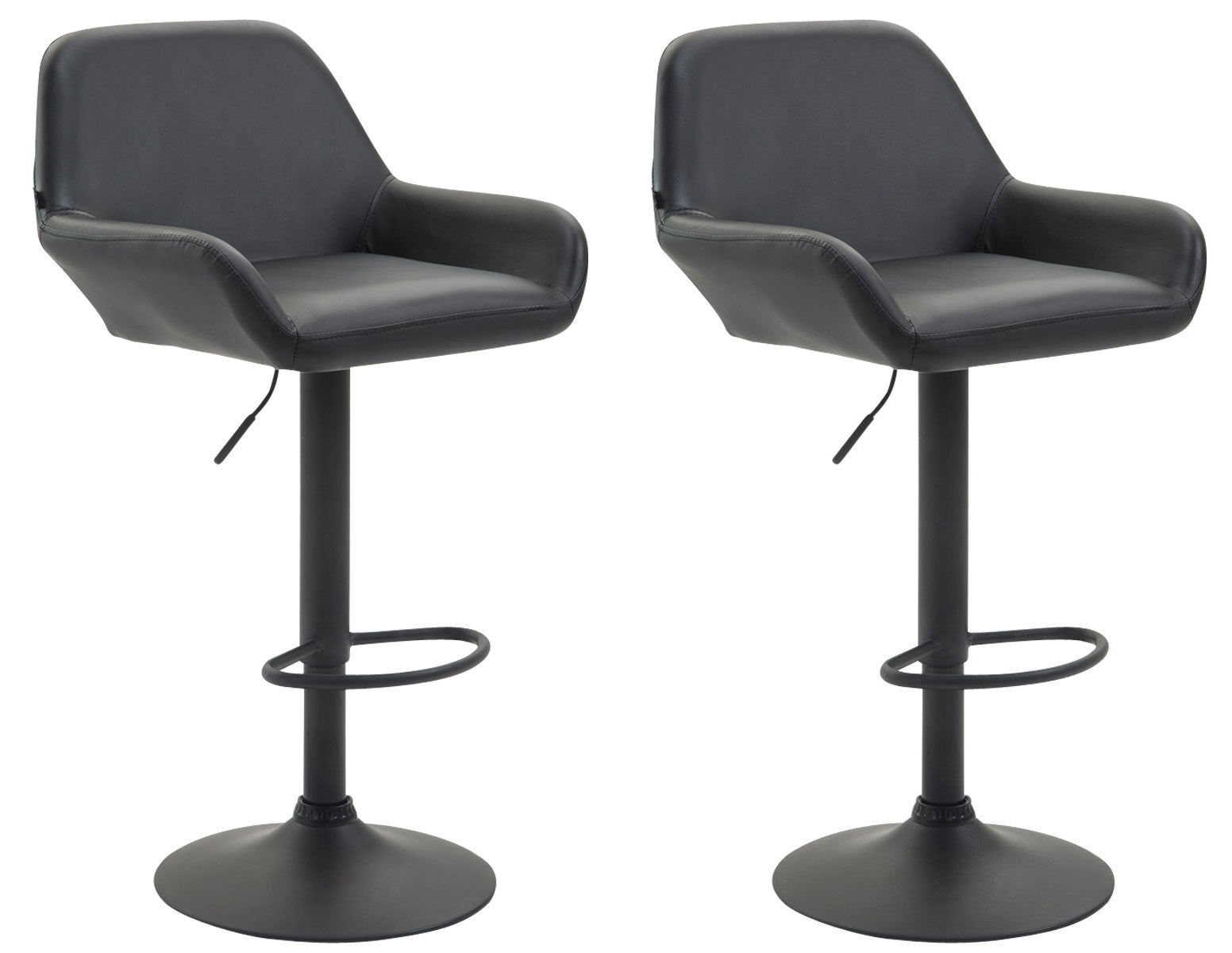 2er Set Barhocker Braga Kunstleder Zweitbild