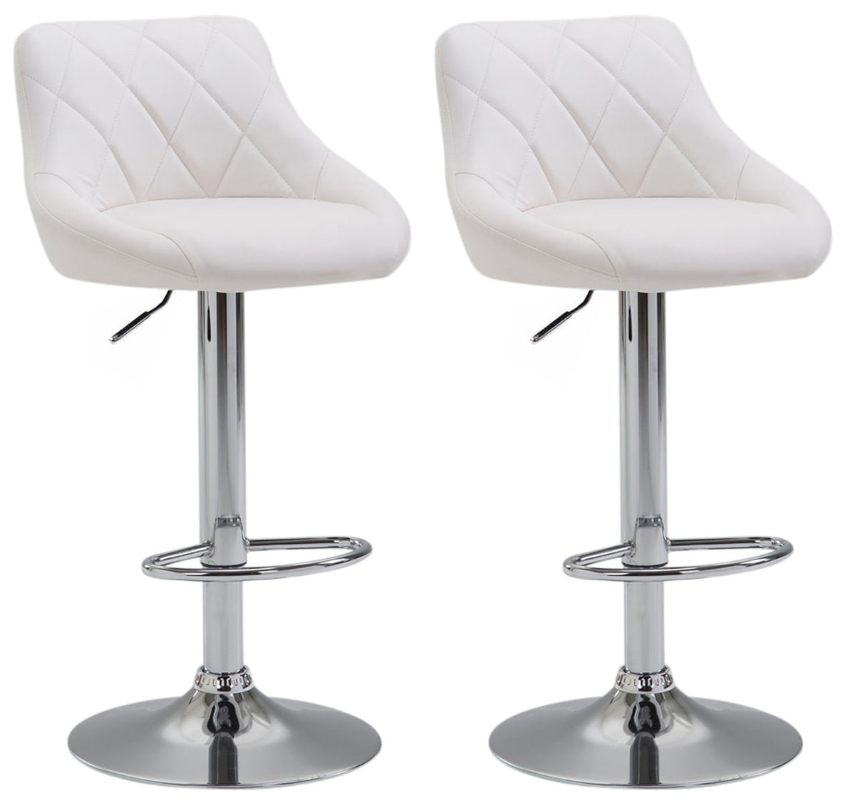 2er Set Barhocker Lazio Kunstleder Hauptbild