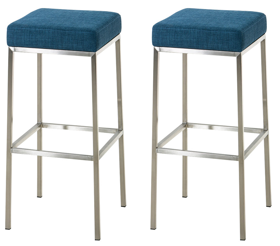 2er Set Barhocker Montreal Stoffbezug