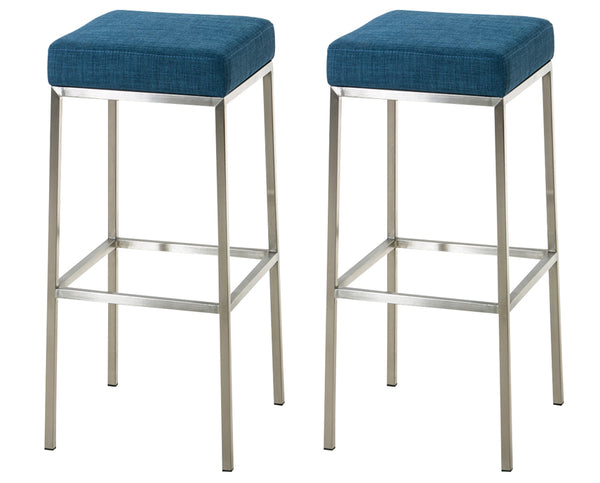 2er Set Barhocker Montreal Stoffbezug