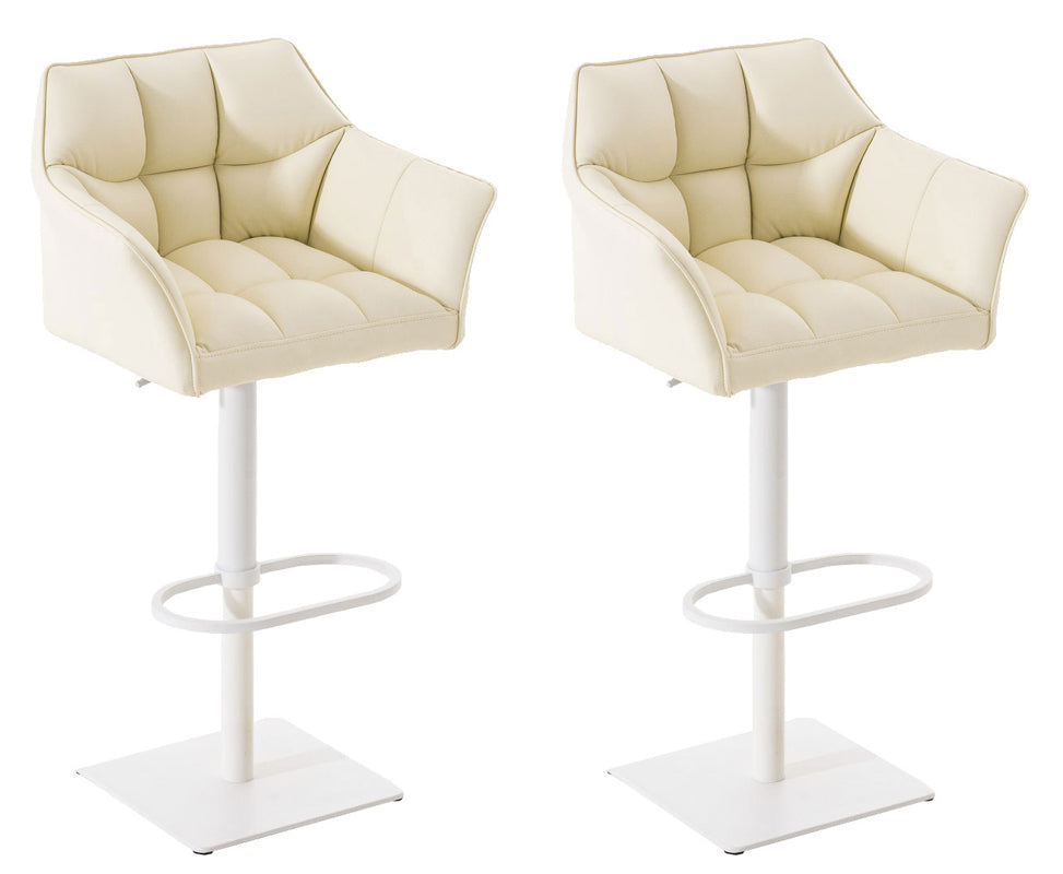 2er Set Barhocker Damaso Kunstleder