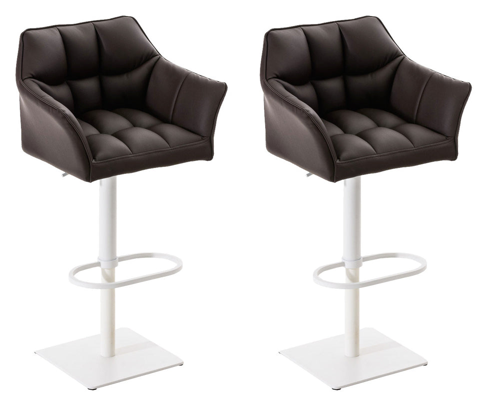 2er Set Barhocker Damaso Kunstleder