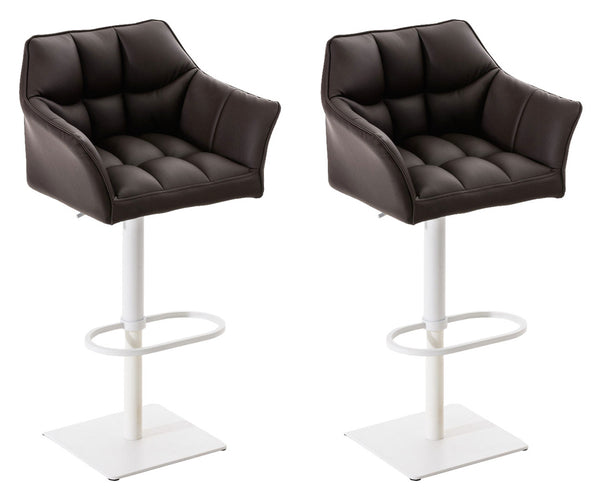 2er Set Barhocker Damaso Kunstleder