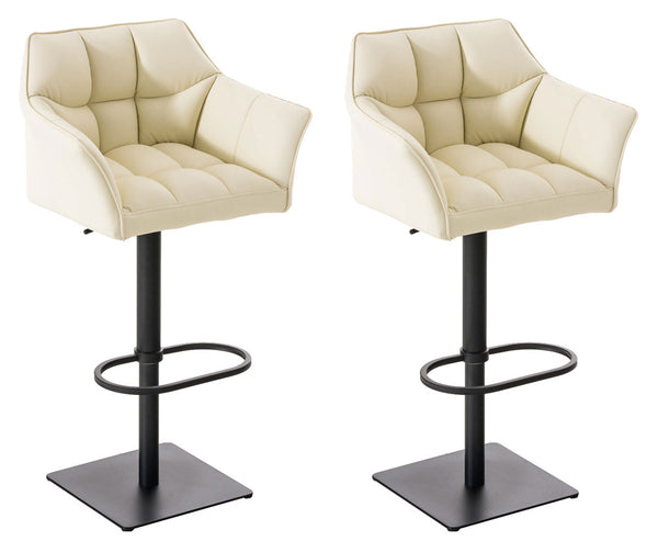 2er Set Barhocker Damaso Kunstleder