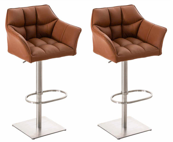 2er Set Barhocker Damaso Kunstleder