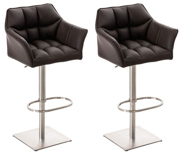 2er Set Barhocker Damaso Kunstleder