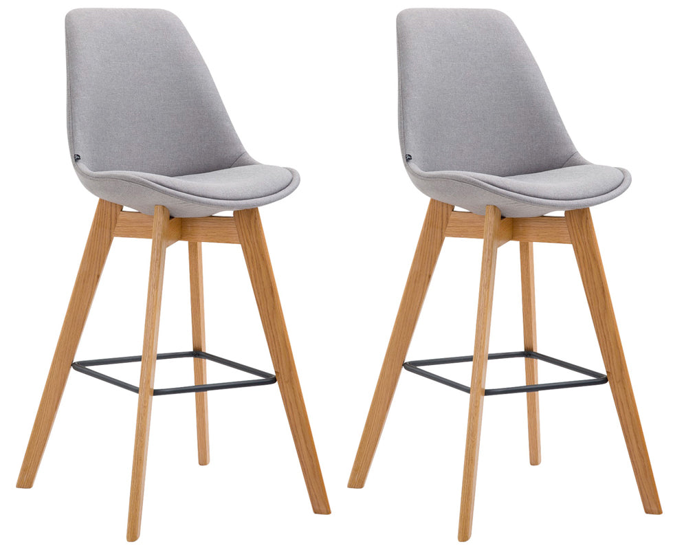 2er Set Barhocker Metz Stoff Zweitbild