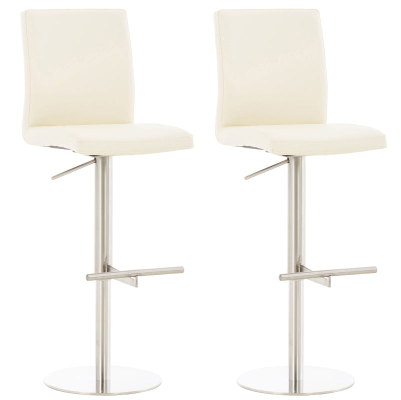 2er Set Barhocker Cadiz Kunstlederbezug Hauptbild