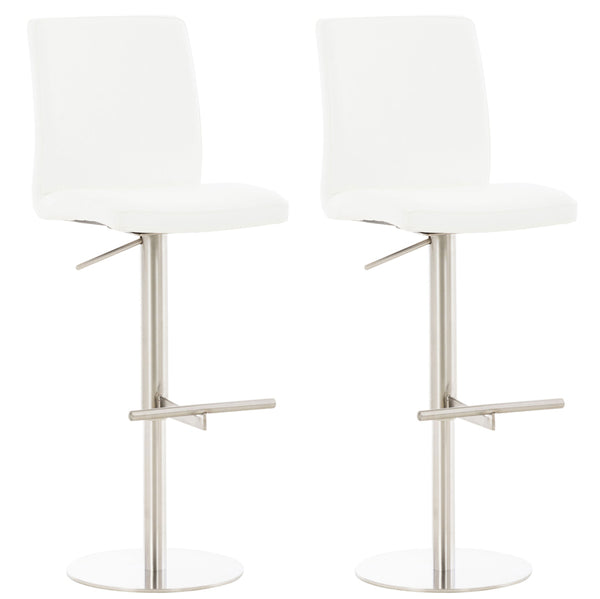 2er Set Barhocker Cadiz Kunstlederbezug