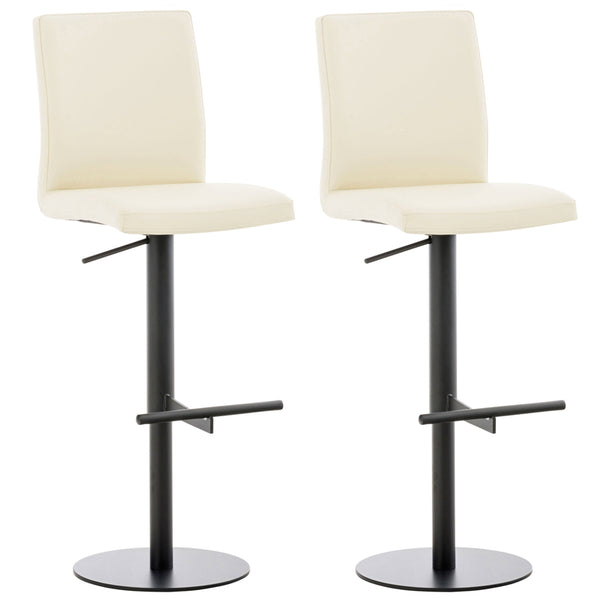 2er Set Barhocker Cadiz Kunstlederbezug