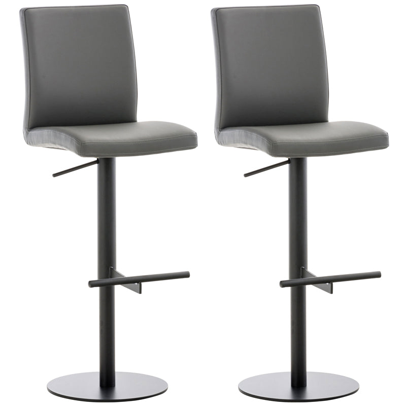 2er Set Barhocker Cadiz Kunstlederbezug
