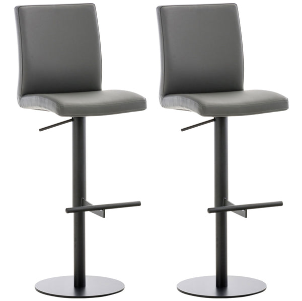 2er Set Barhocker Cadiz Kunstlederbezug