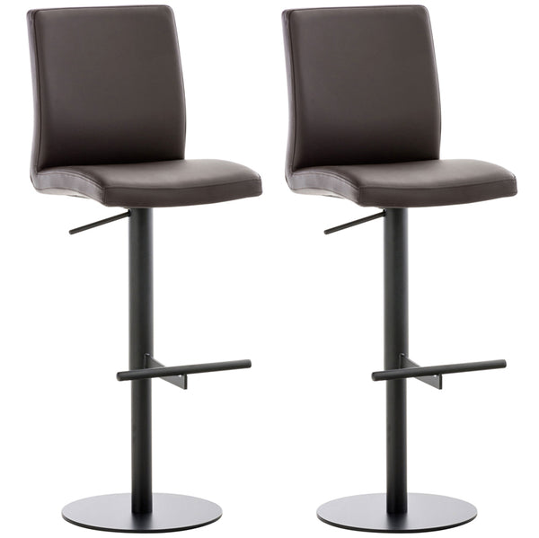 2er Set Barhocker Cadiz Kunstlederbezug