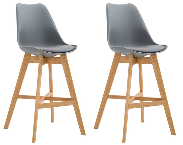 2er Set Barhocker Cannes Kunststoff