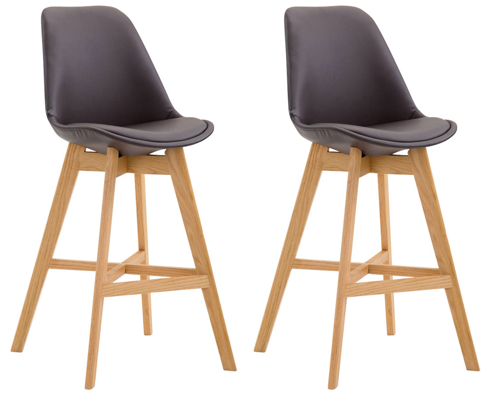 2er Set Barhocker Cannes Kunstleder