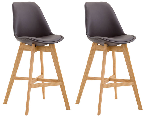 2er Set Barhocker Cannes Kunstleder
