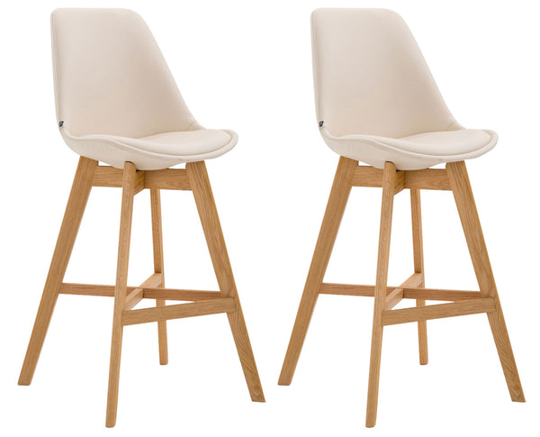 2er Set Barhocker Cannes Kunstleder