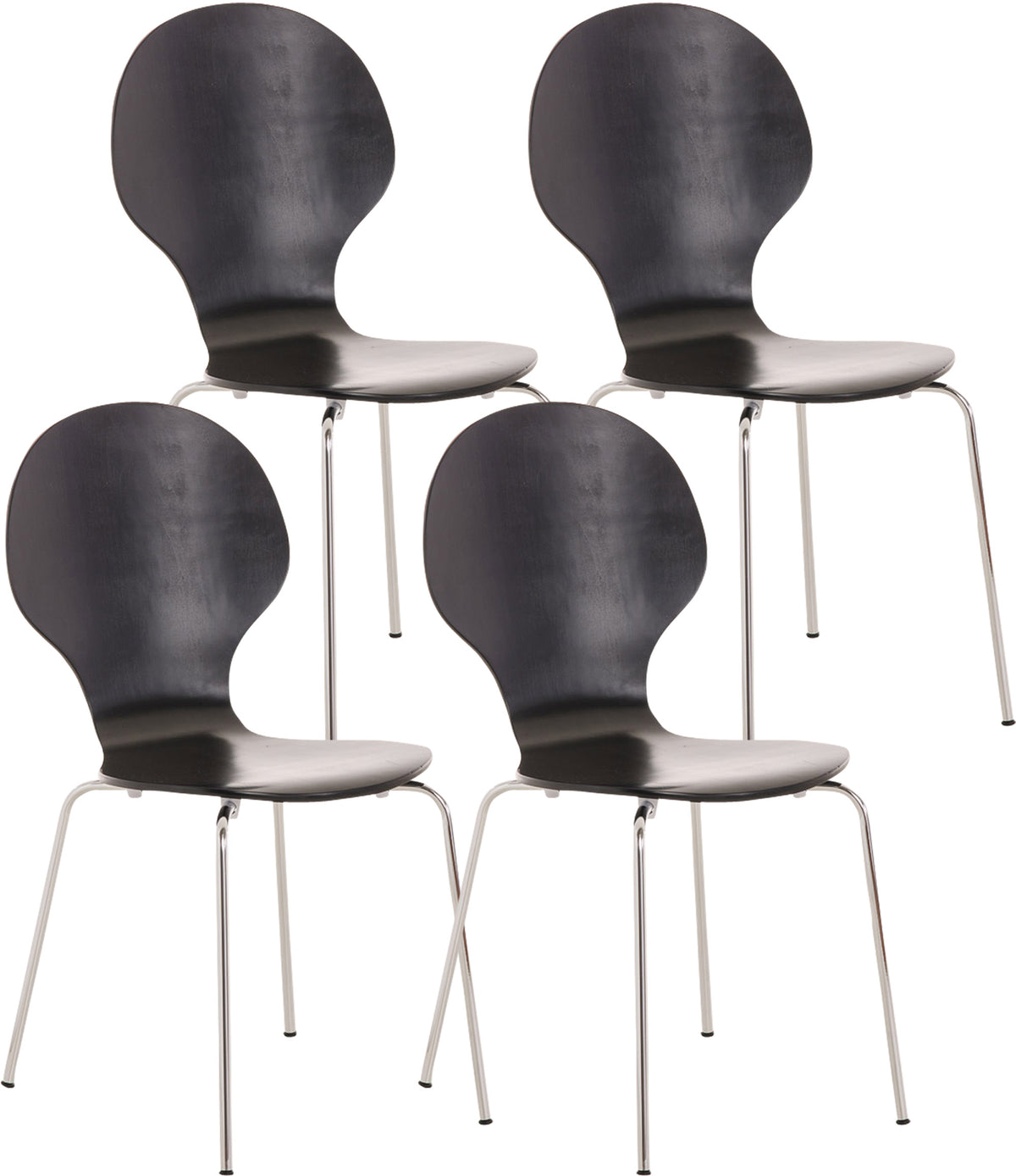 4x Stapelstuhl DIEGO Hoofdafbeelding