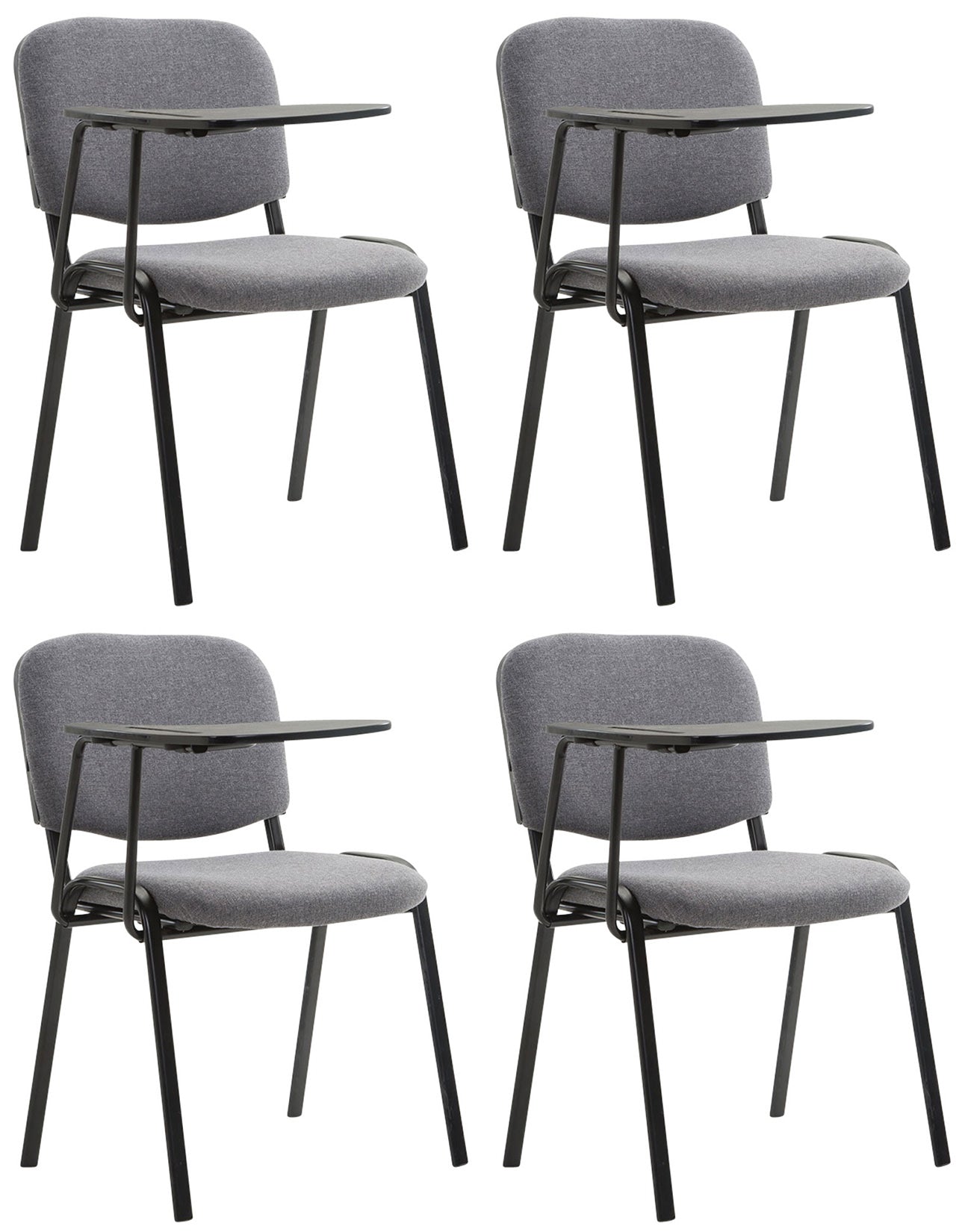 4er Set Stuhl Ken mit Klapptisch Stoff Secundaire afbeelding