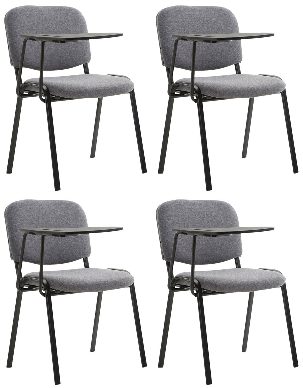 4er Set Stuhl Ken mit Klapptisch Stoff