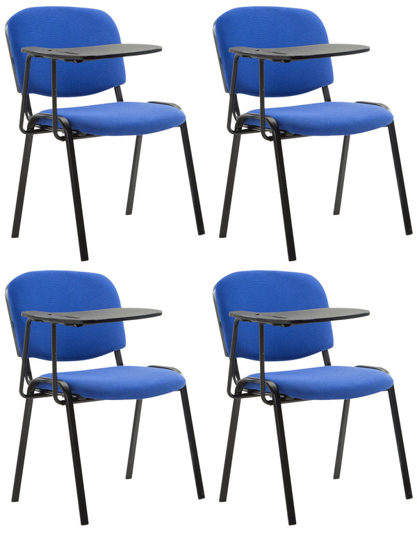4er Set Stuhl Ken mit Klapptisch Stoff