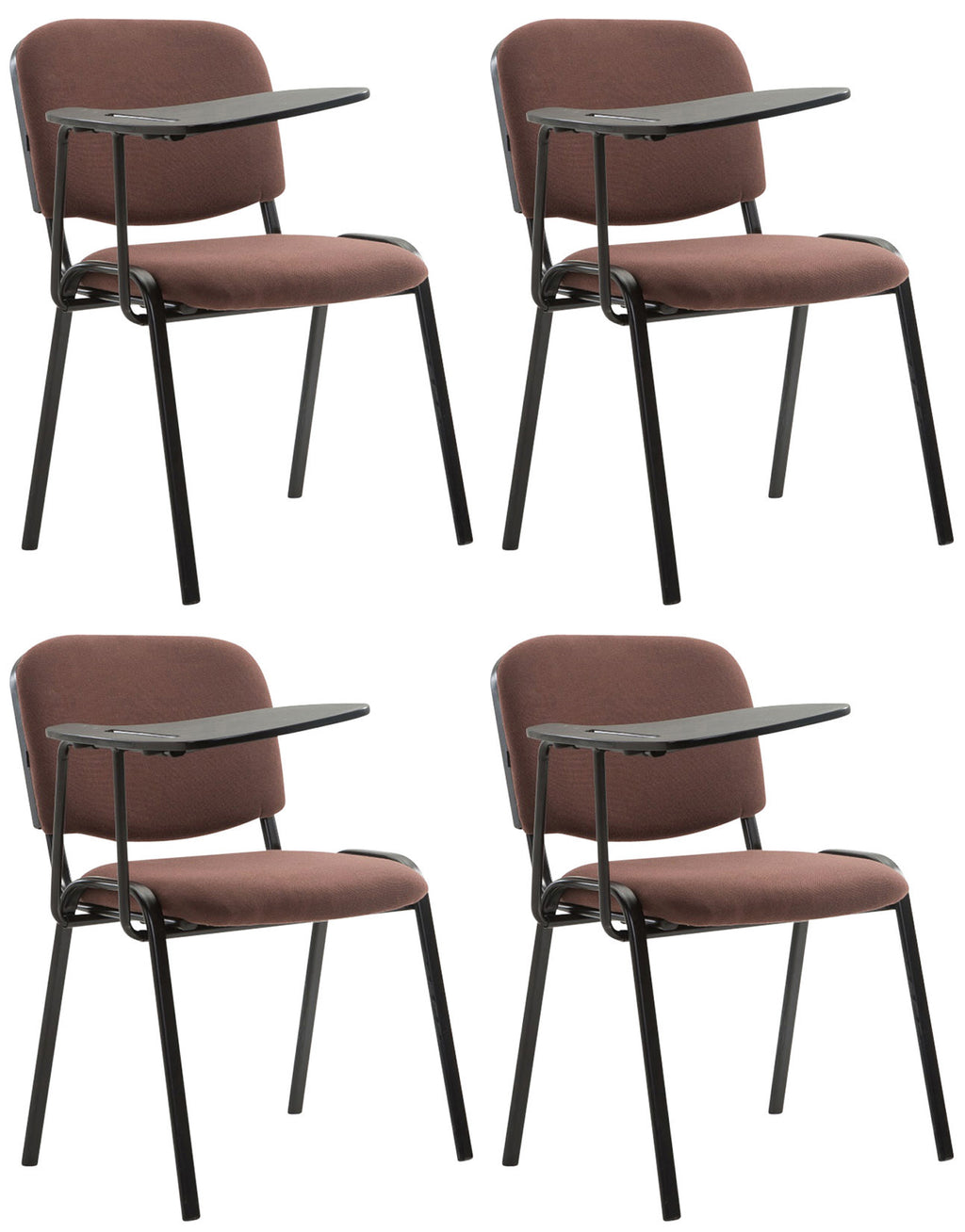 4er Set Stuhl Ken mit Klapptisch Stoff
