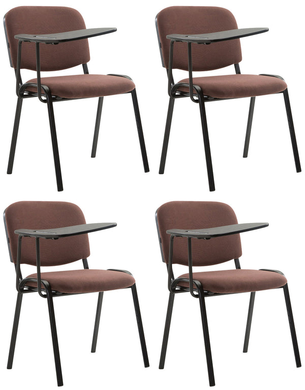 4er Set Stuhl Ken mit Klapptisch Stoff