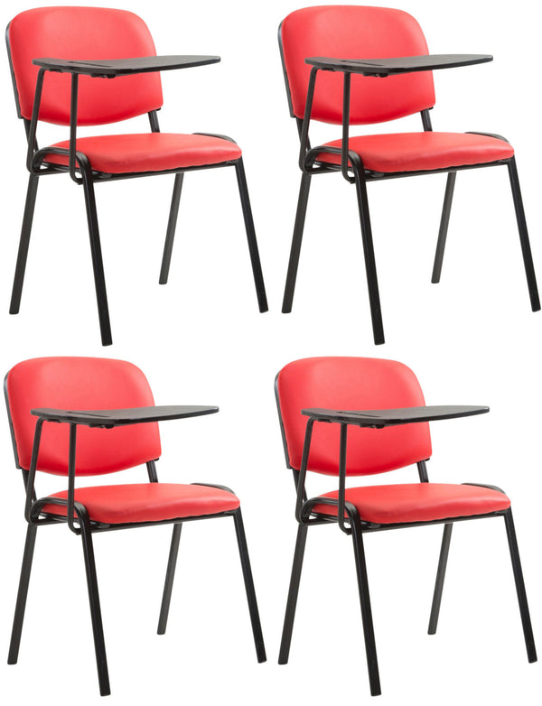 4er Set Stühle Ken mit Klapptisch Kunstleder