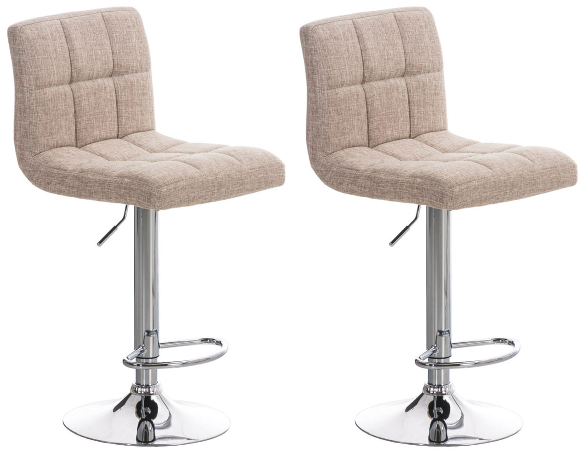 2er Set Barhocker Peru Stoff Hauptbild