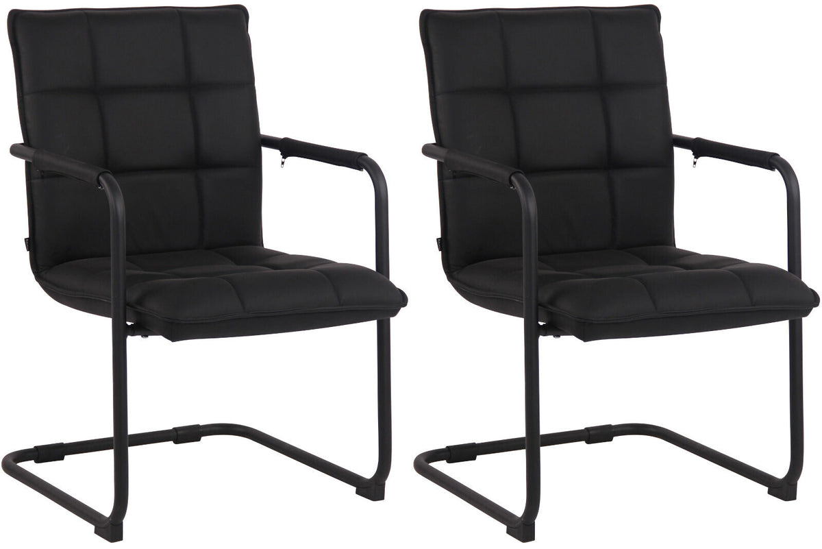 2er Set Stühle Gandia Echtleder
