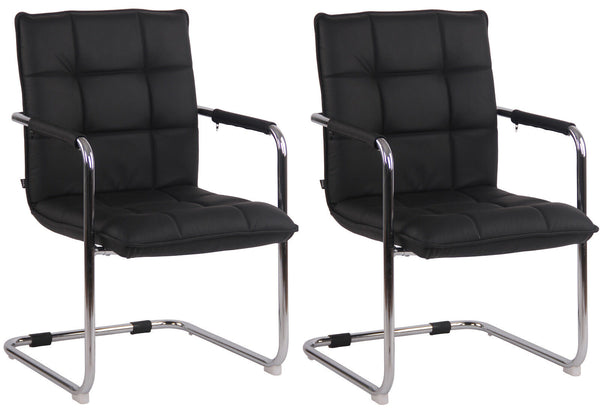 2er Set Stühle Gandia Echtleder