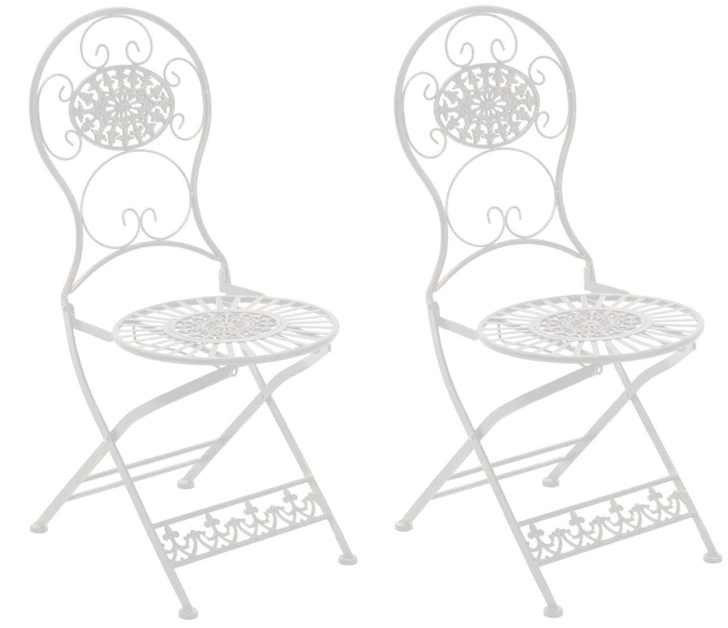 2er Set Eisen Klappstühle Mani