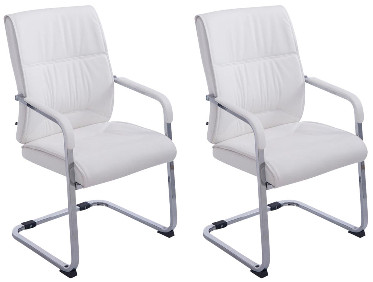 2er Set Freischwinger XXL Anubis Kunstleder