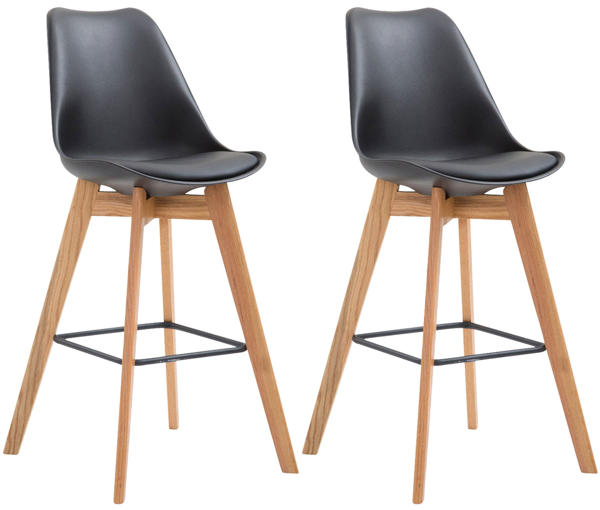 2er Set Barhocker Metz Kunststoff Hauptbild