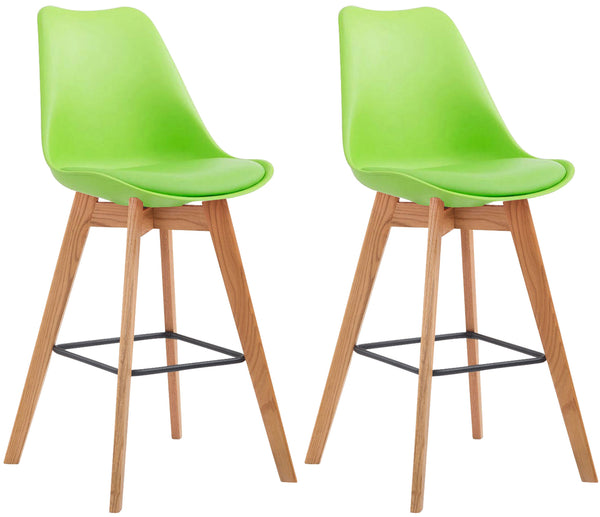 2er Set Barhocker Metz Kunststoff