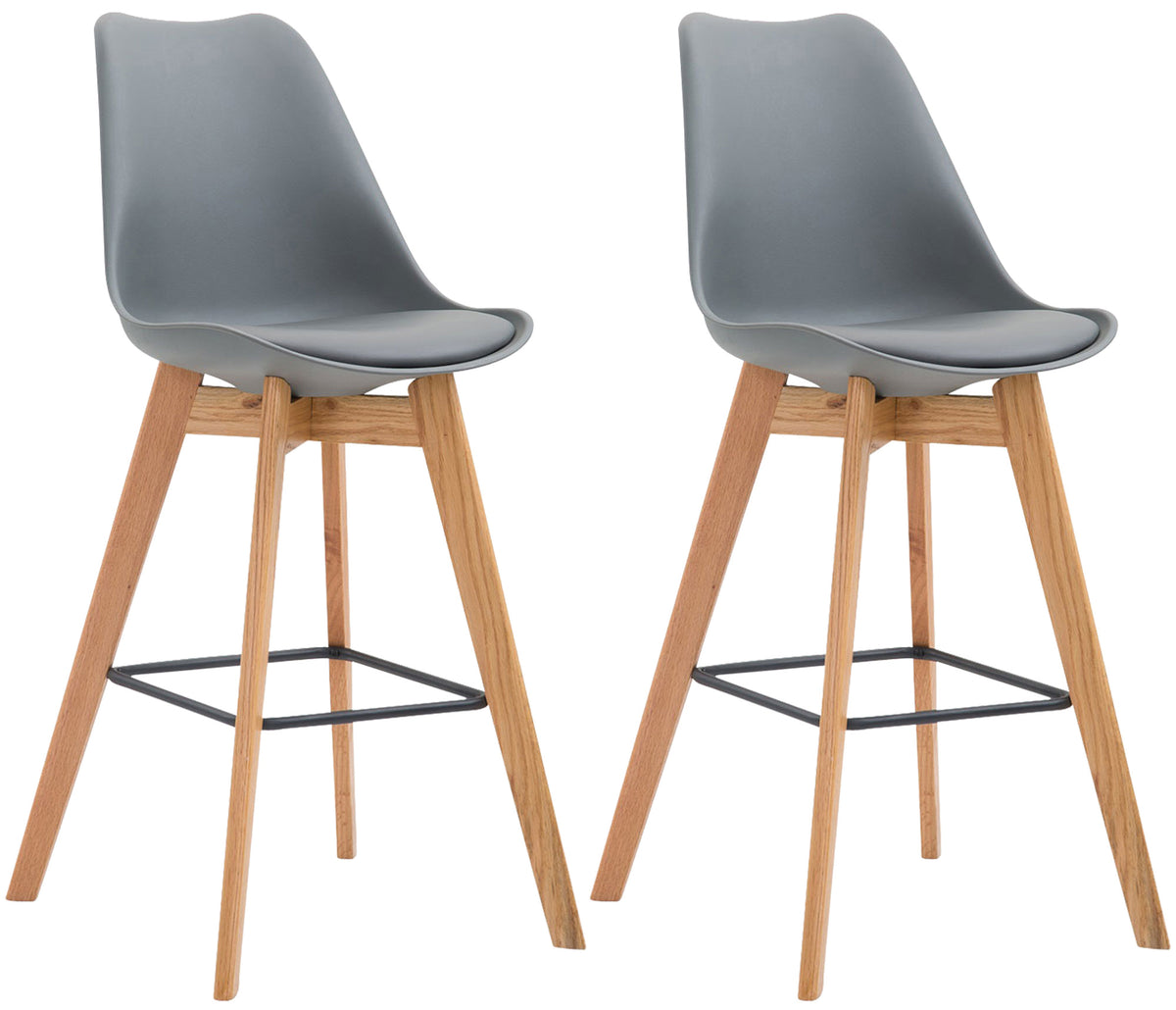 2er Set Barhocker Metz Kunststoff