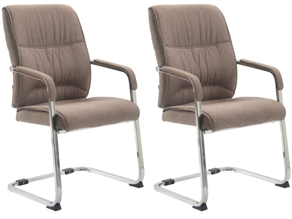 2er Set Freischwinger XXL Anubis Stoff