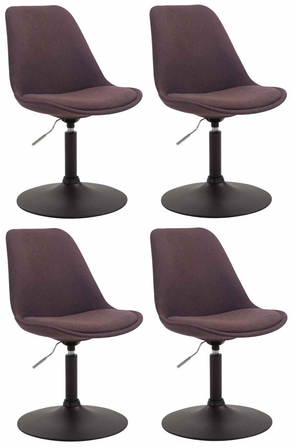 4er Set Esszimmerstühle Maverick Stoff