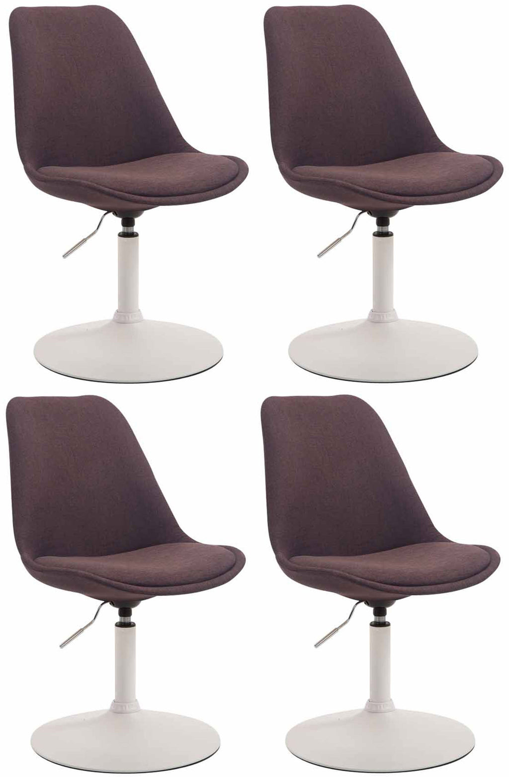 4er Set Esszimmerstühle Maverick Stoff