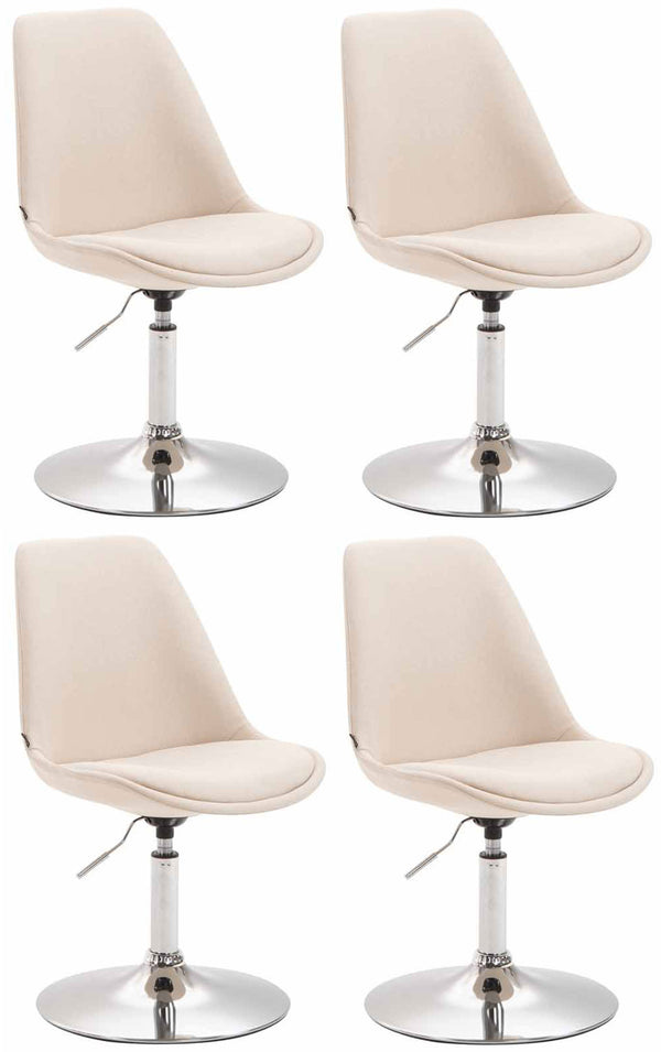 4er Set Esszimmerstühle Maverick Stoff
