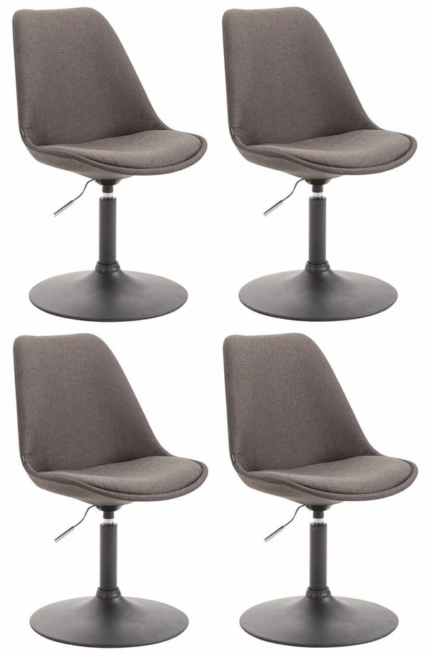 4er Set Esszimmerstühle Maverick Stoff