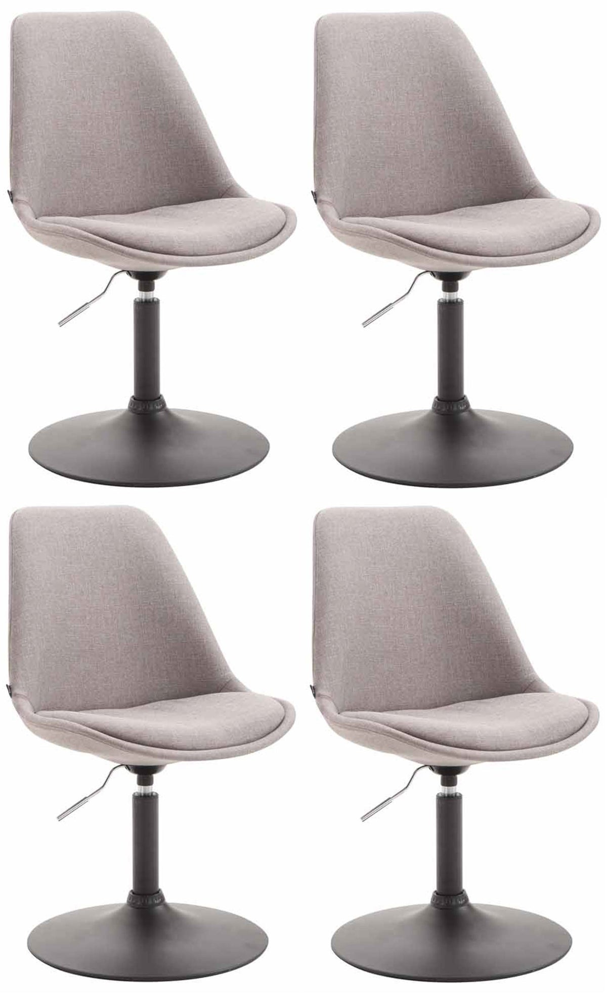 4er Set Esszimmerstühle Maverick Stoff