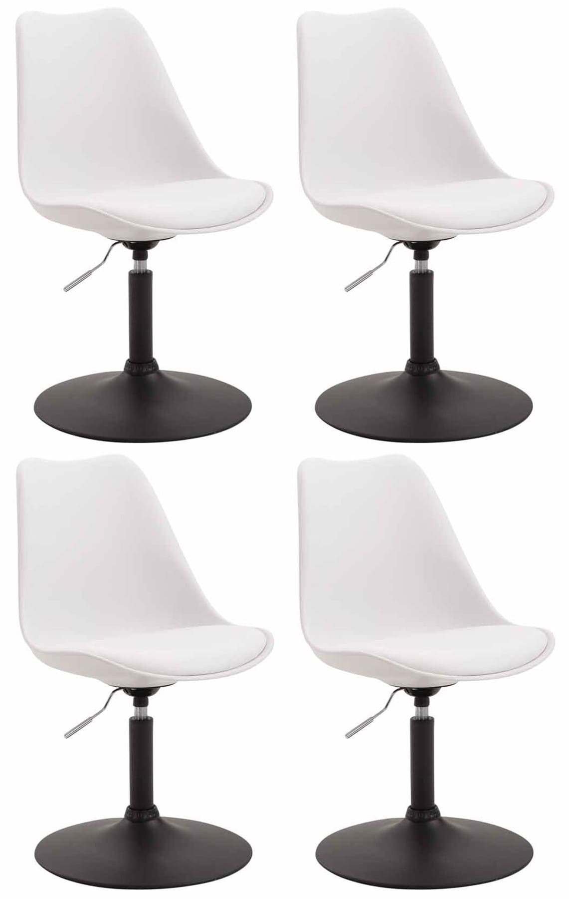 4er Set Esszimmerstühle Maverick Kunststoff