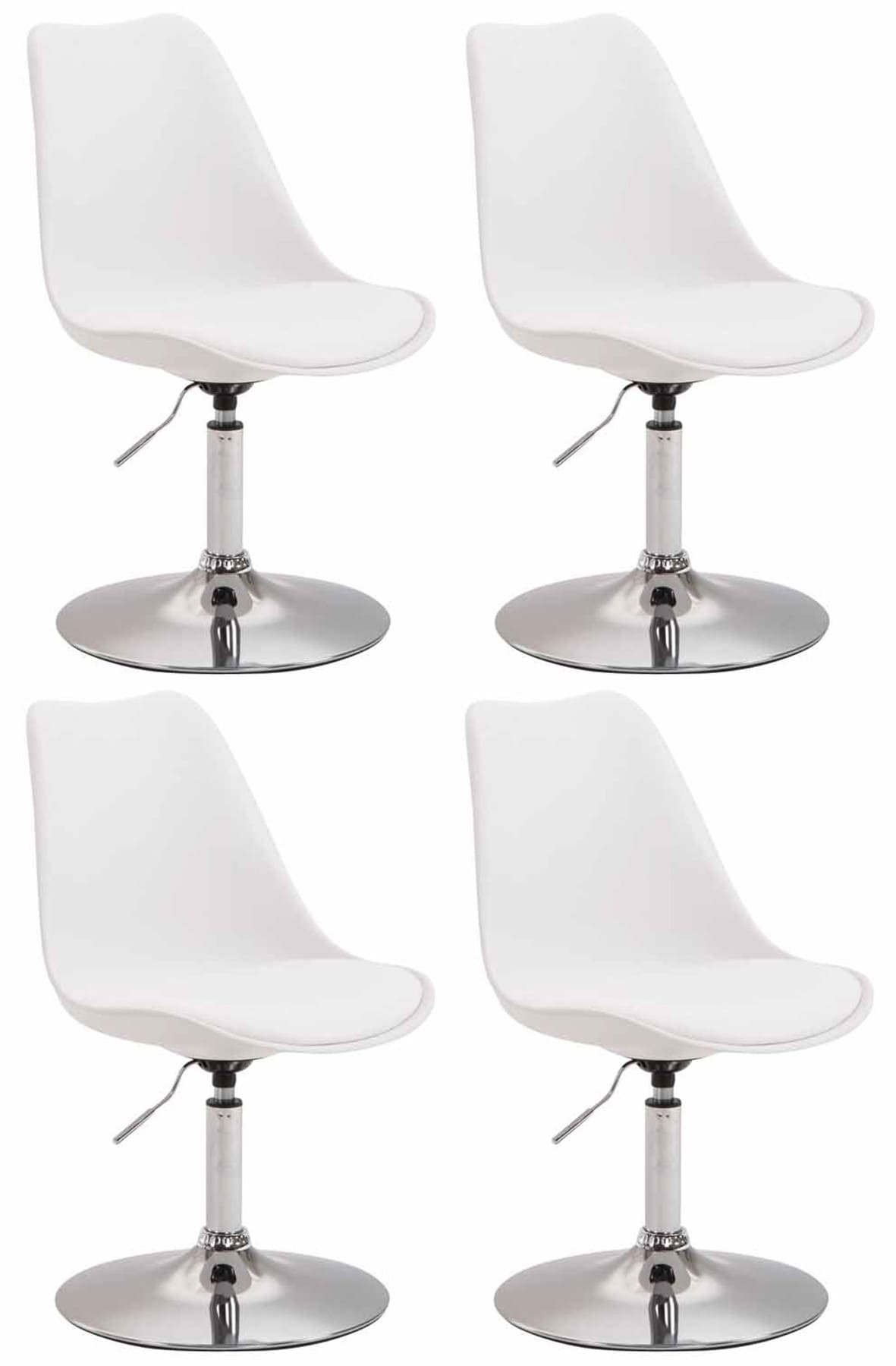 4er Set Esszimmerstühle Maverick Kunststoff