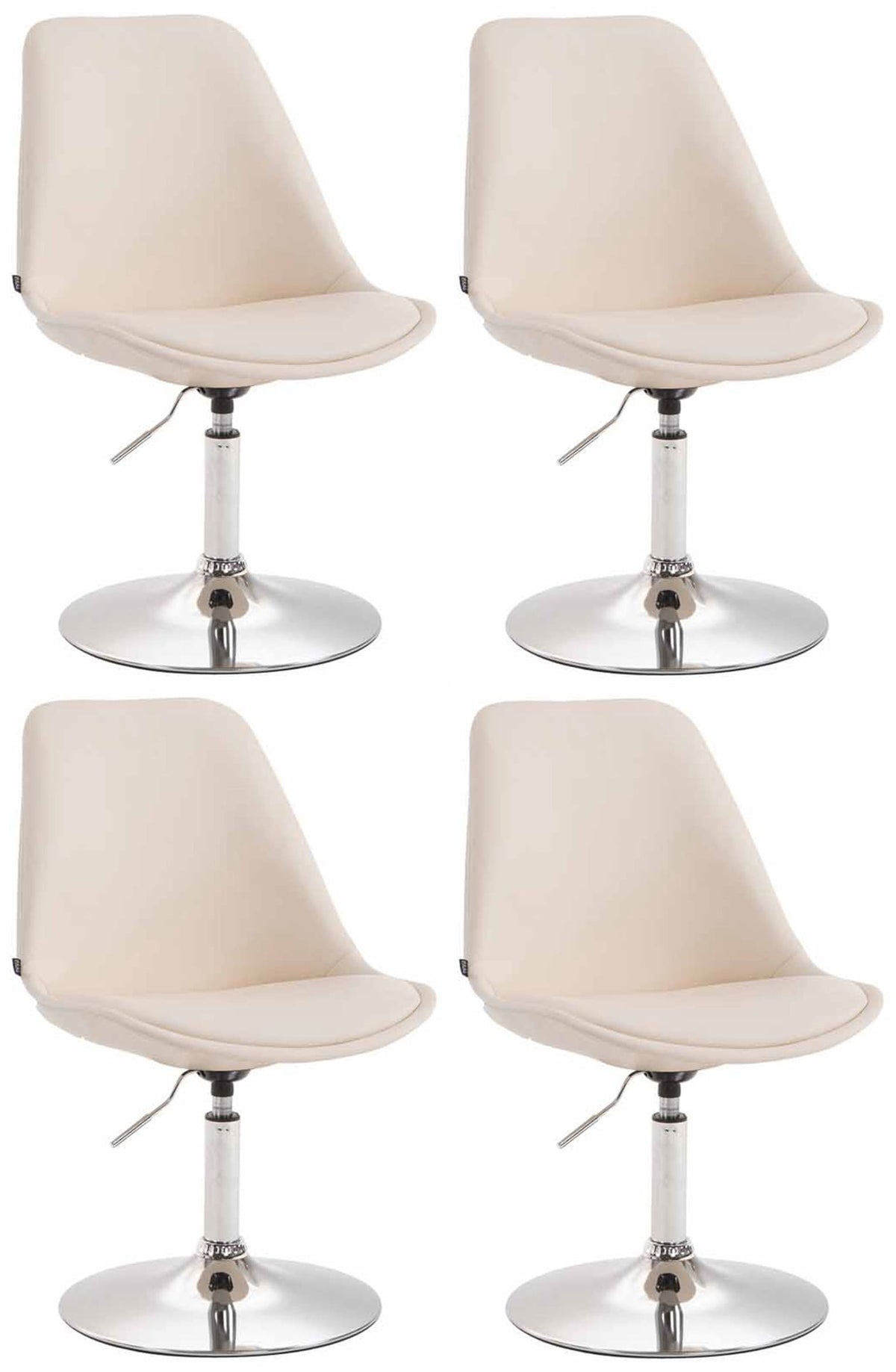 4er Set Esszimmerstühle Maverick Kunstleder