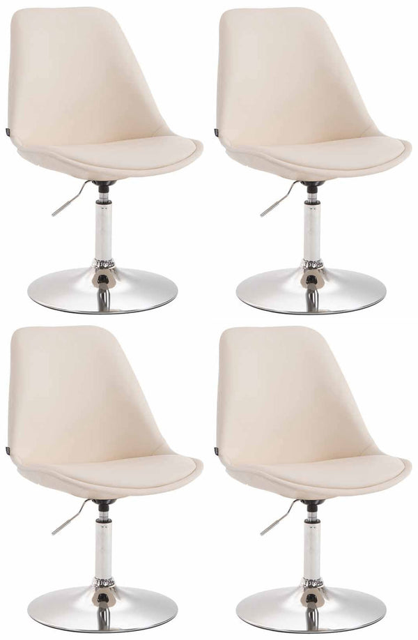 4er Set Esszimmerstühle Maverick Kunstleder