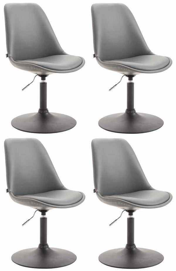 4er Set Esszimmerstühle Maverick Kunstleder