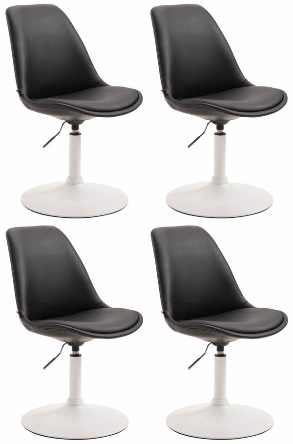 4er Set Esszimmerstühle Maverick Kunstleder