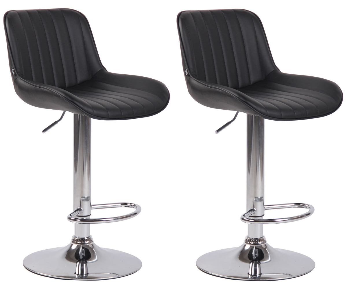 2er Set Barhocker Lentini Kunstleder Hauptbild